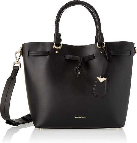 blakely md messenger bag black michael kors|Blakely Medium Leather Bucket Bag .